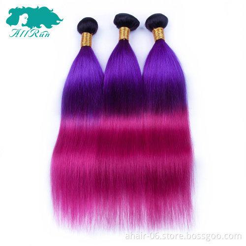 3 color hair bundles with closure, 3 tone color emy hair